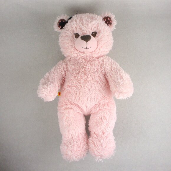 Build-a- Bear Pink Teddy Brown Hearts From 2012 - Picture 4 of 8